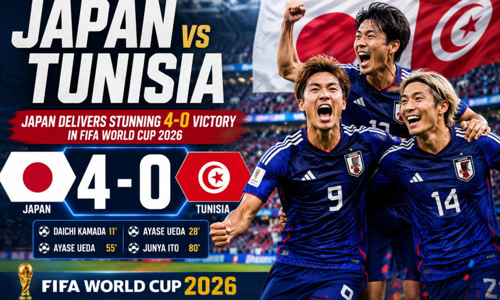 Japan vs Tunisia