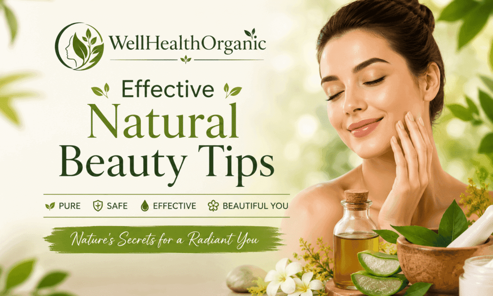 WellHealthOrganic Effective Natural Beauty Tips