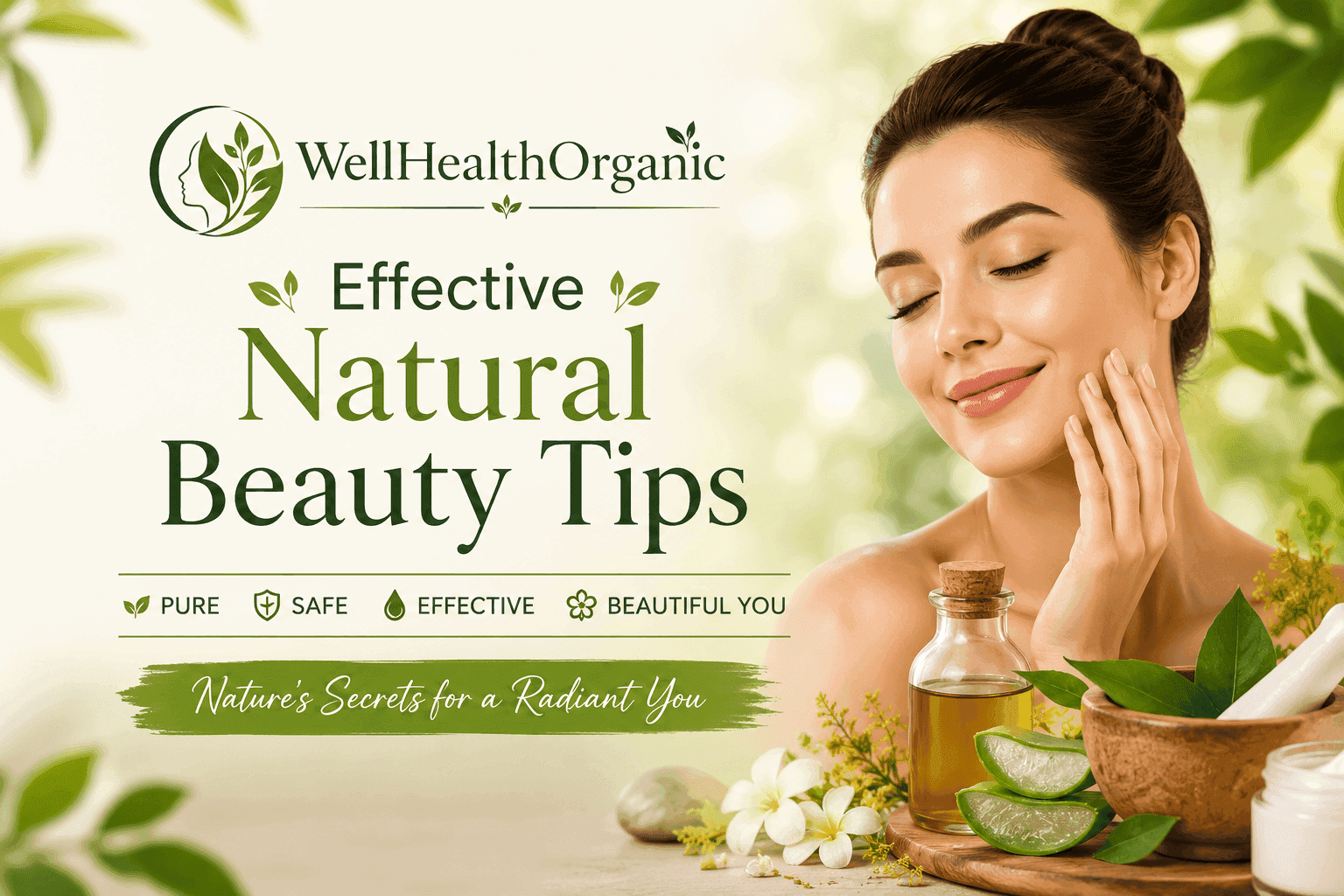 WellHealthOrganic Effective Natural Beauty Tips