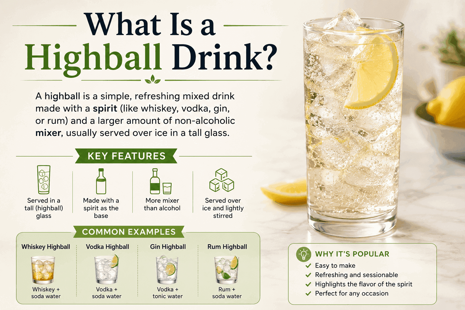 What Is a Highball Drink?